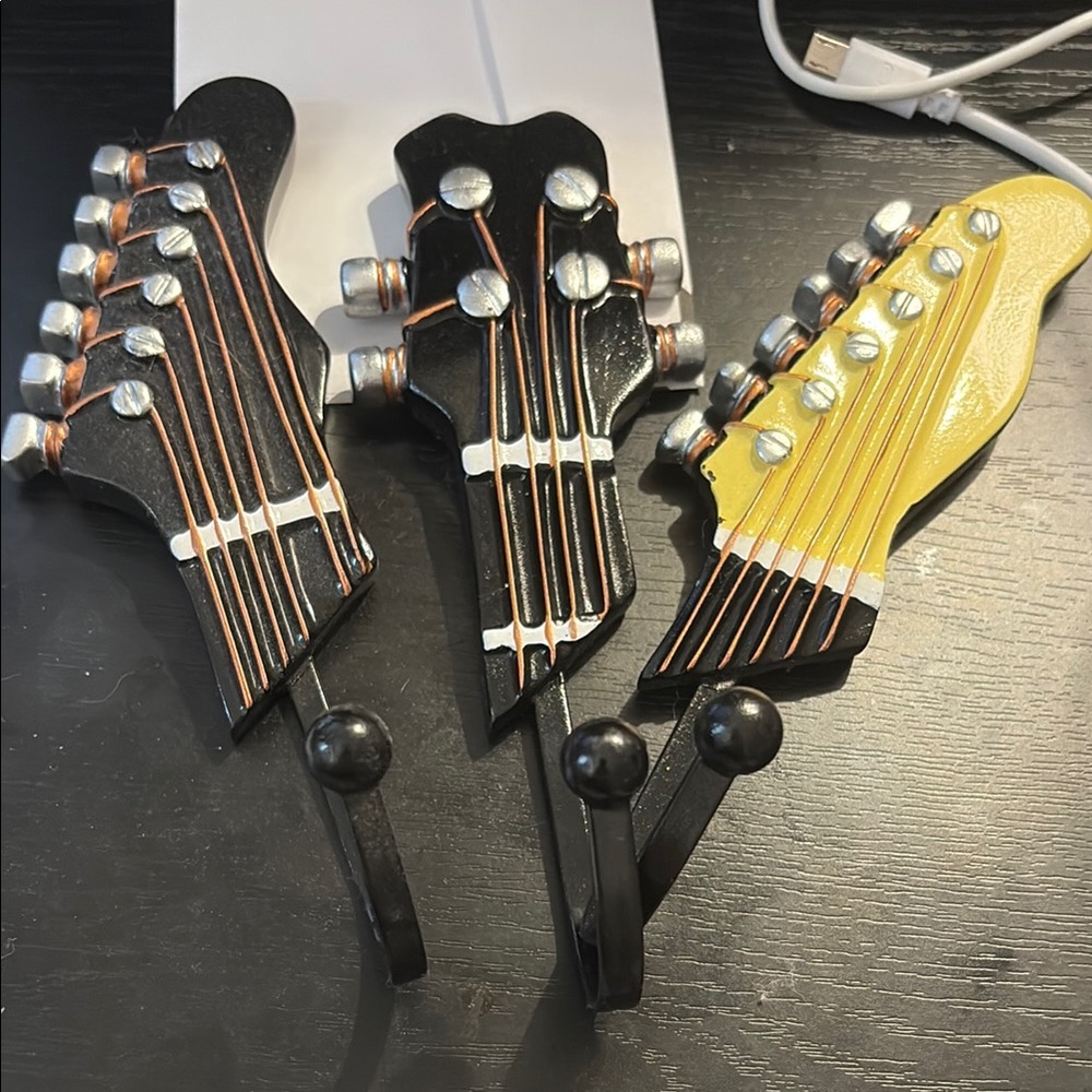 Guitar Headstock Wall Hooks